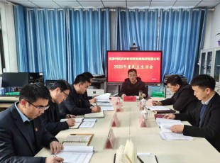 NG官网 召开2020年度辅导班子民主生涯会